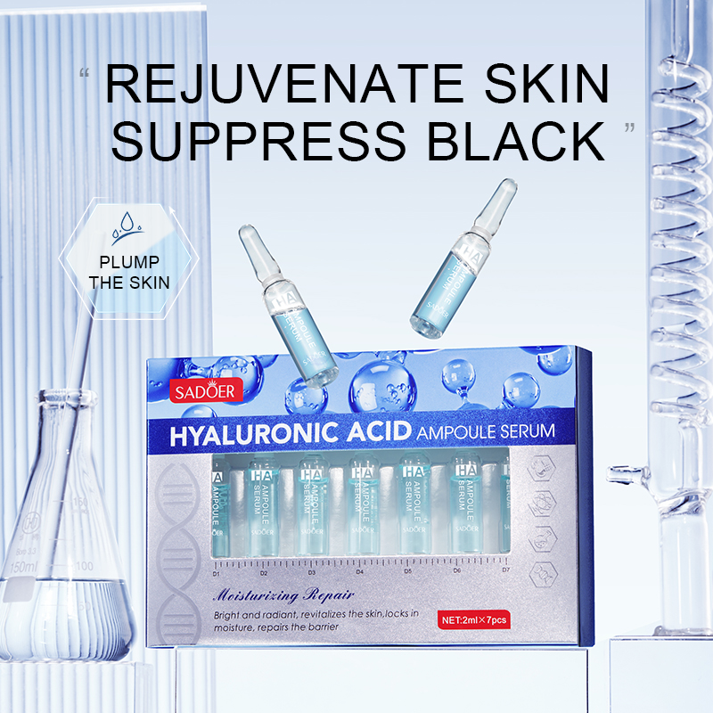 Hyaluronic Acid Facial Serum - Ampoule d'Acide Hyaluronique : Hydratation Intense,