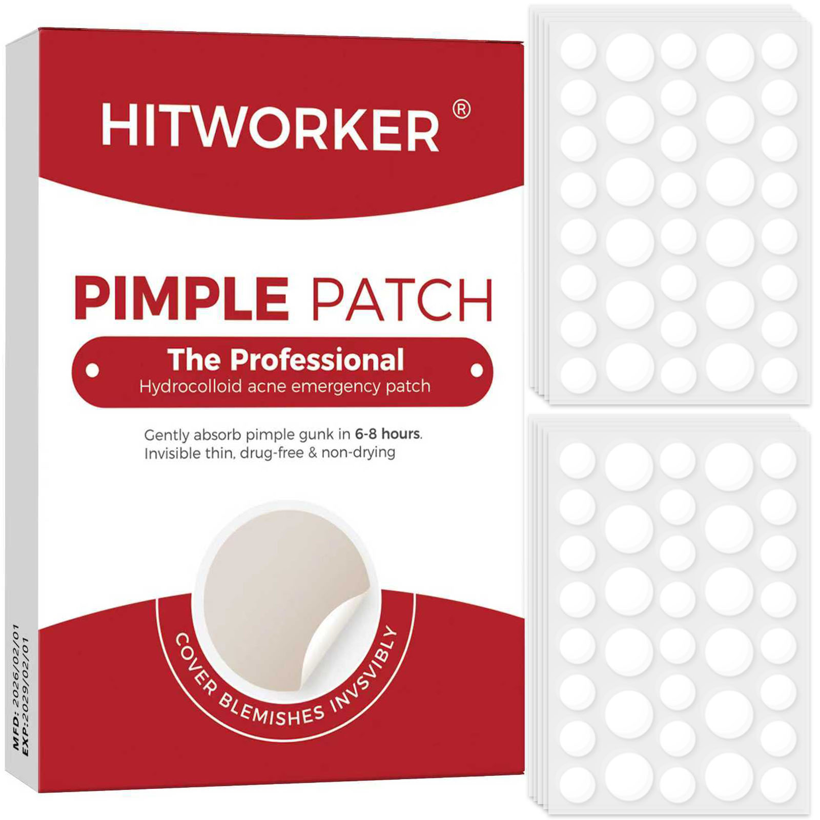Skincare - Patch Hydrocolloïde Invisible et Imperméable pour