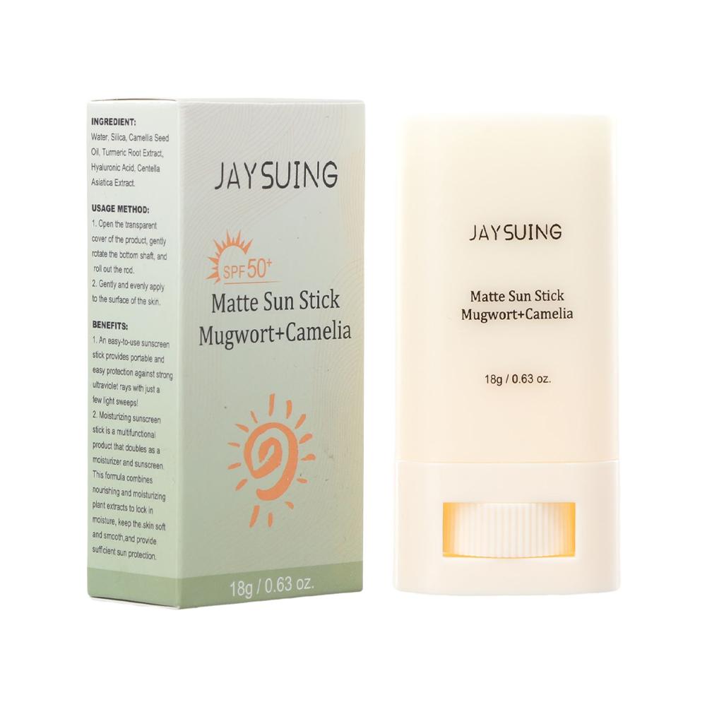 Spf 50 Waterproof Sunscreen - Bâton de protection solaire mat SPF50