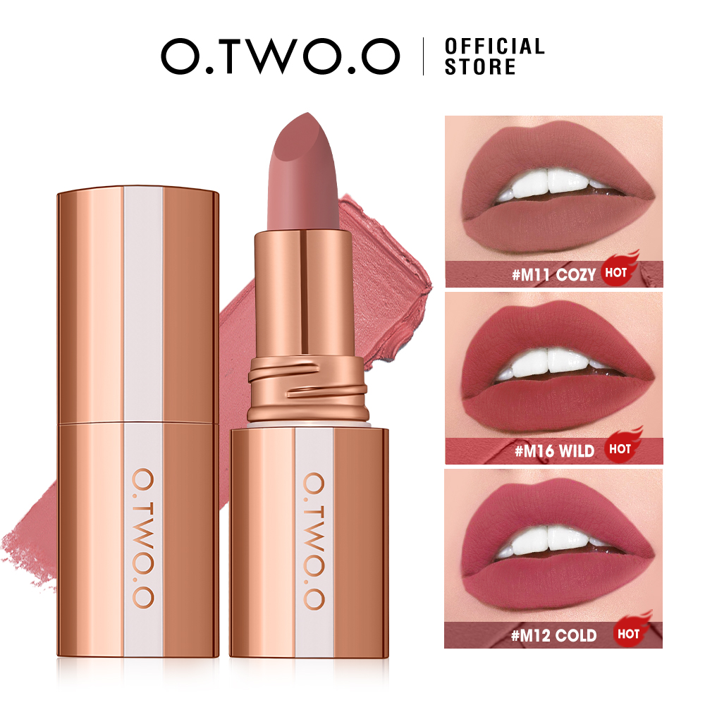 Matte Velvet Lip Tint Long Lasting - O.TWO.O-Rouge à Lèvres Longue Durée Résistant