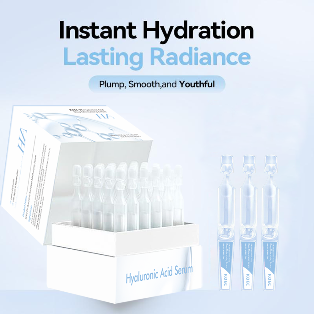 30 pièces KOEC 5% acide hyalur - Hyaluronic Acid Facial Serum avis et prix