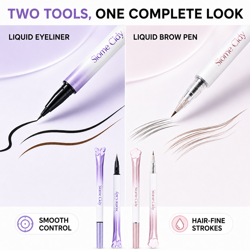 Siome Cidy – Lot de 4 Eyeliner - Waterproof Liquid Eyeliner Pen avis et prix