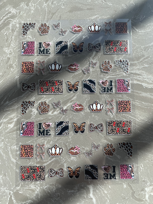 Mini autocollants en PVC à mot - Nail Art avis et prix