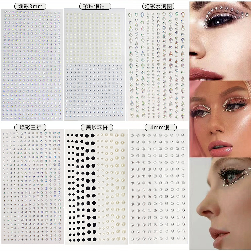 Strass blancs 2mm 3mm 4mm, dia - Nail Art avis et prix