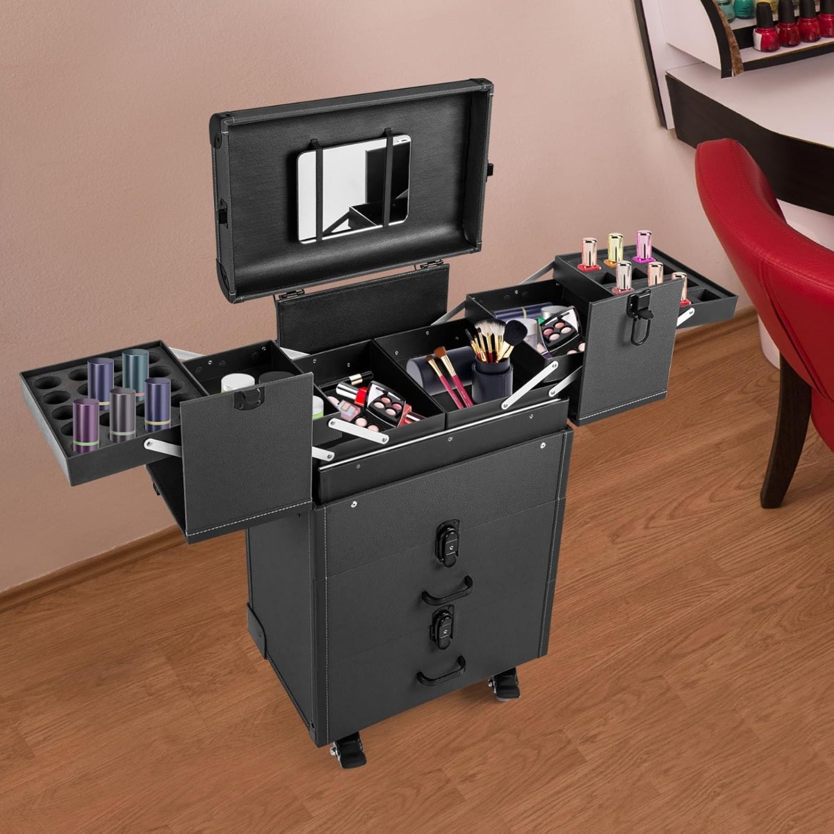 Valise à roulettes professionn - Makeup avis et prix