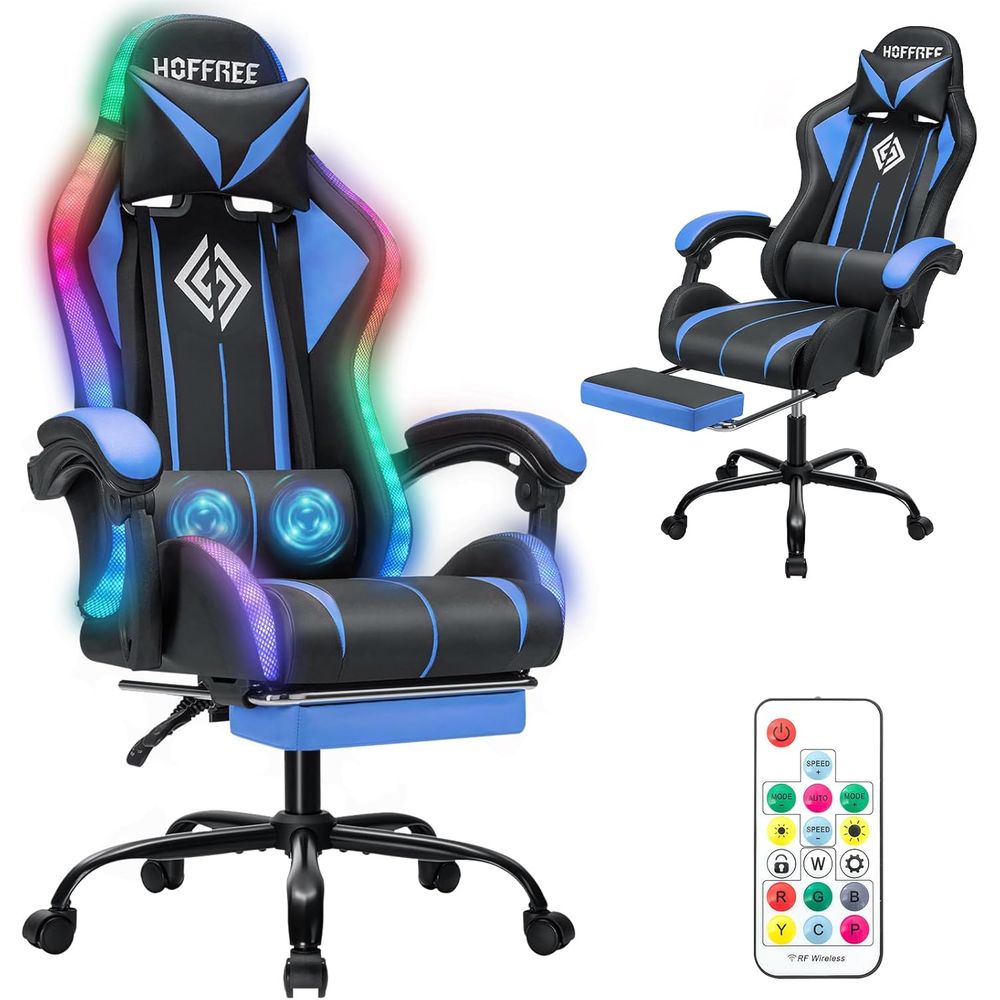 Chaise de jeu LED avec massage - Massage avis et prix