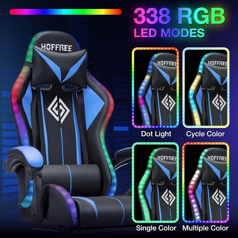 Chaise de jeu LED avec massage - Massage avis et prix