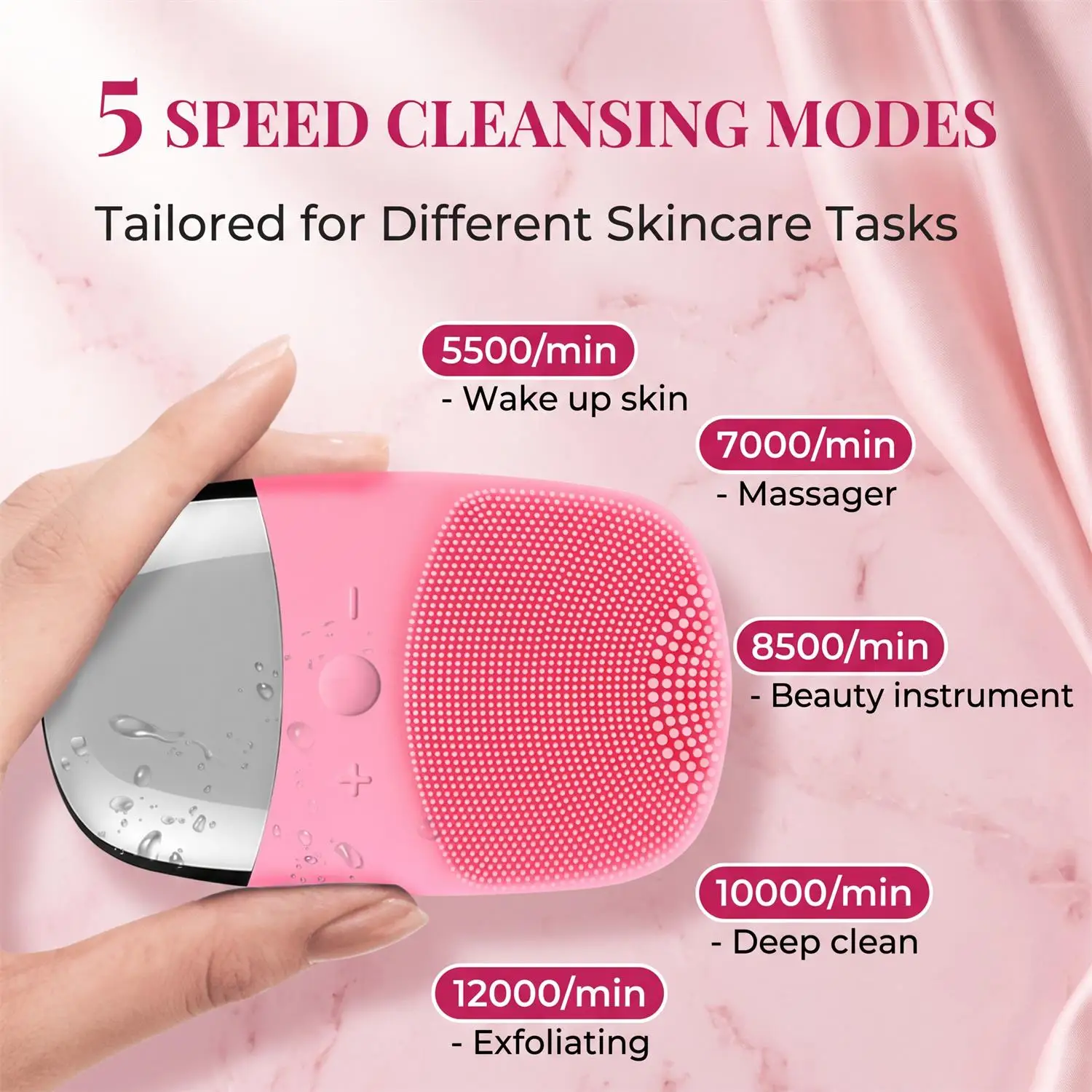Brosse nettoyante électrique e - Silicone Face Scrubber Electric avis et prix