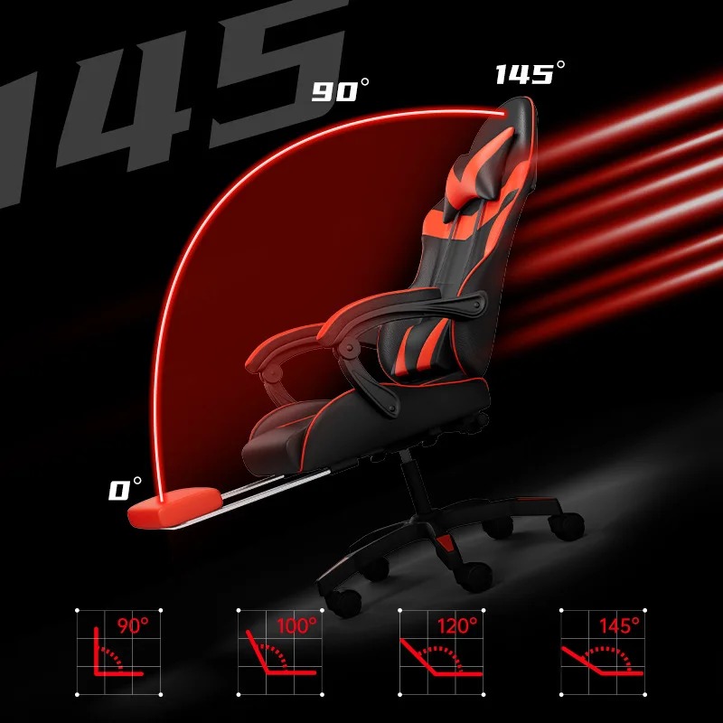 Chaise de gaming avec éclairag - Massage avis et prix