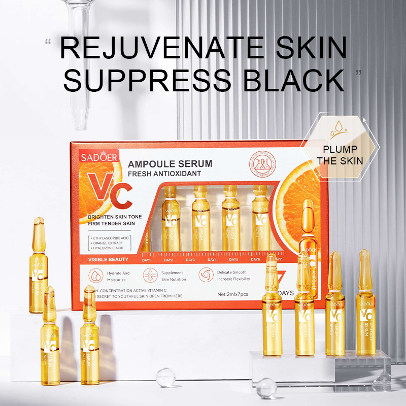 7 pièces/Kit SADOER Ampoule vi - Hyaluronic Acid Facial Serum avis et prix